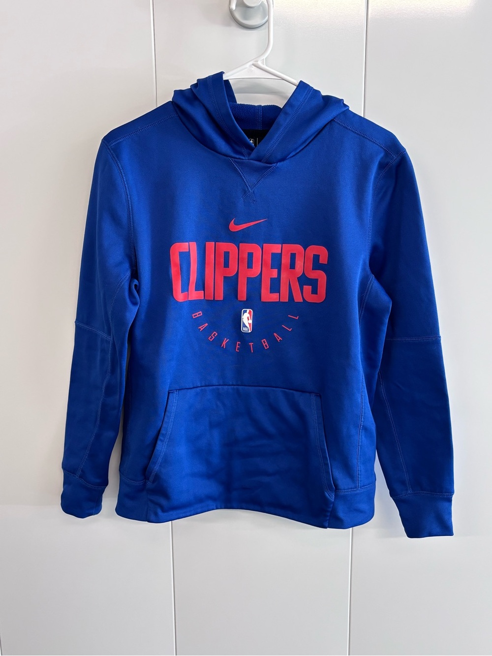 Nike NBA LA Clippers Hoodie Sweatshirt Youth Large Blue Basketball Pullover